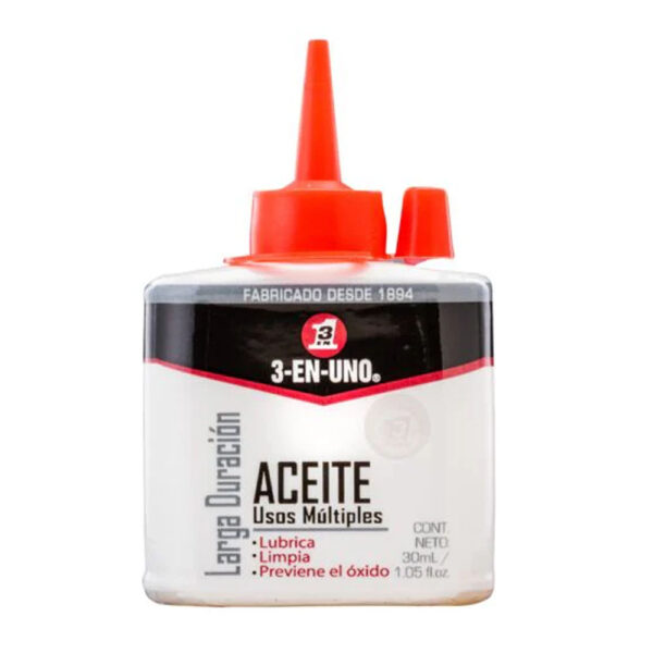 ACEITE LUBRICANTE LIQUIDO 30 ML 3 EN 1