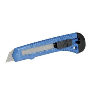 CUTTER 6" PLASTICO ERGONOMICO CUCHILLA LARGA 8 PTAS FOY